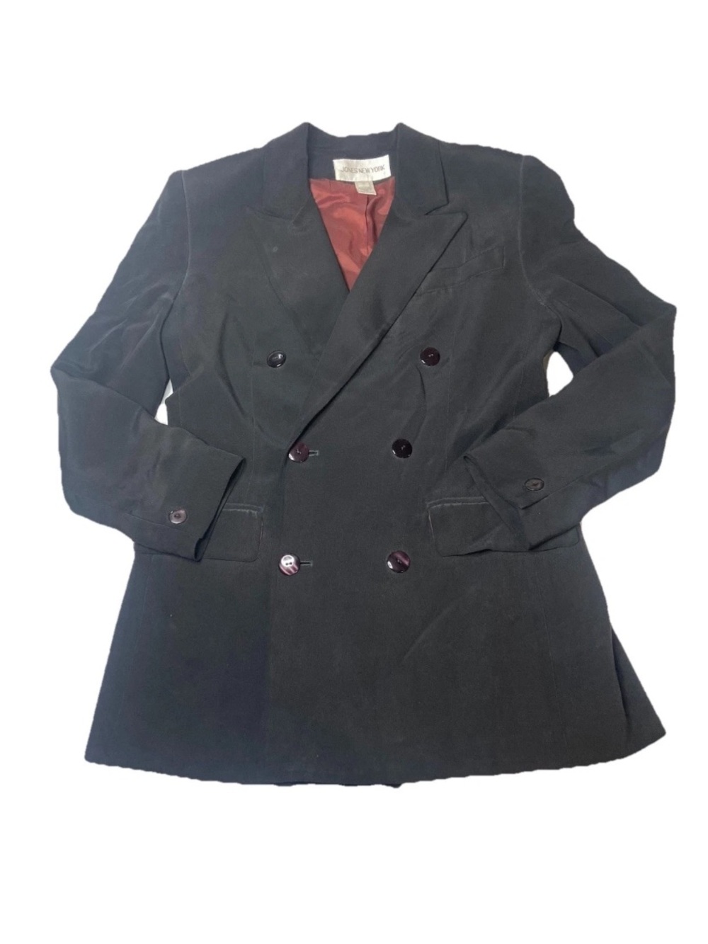 Vintage 100% Silk Jones New York Women’s Blazer Capsule Minimalist Lagenlook 6
